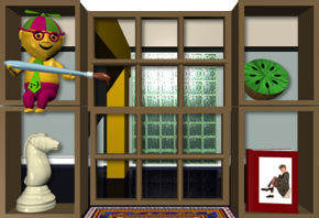 Images of 3-D Illustration, with links to other points inthe site